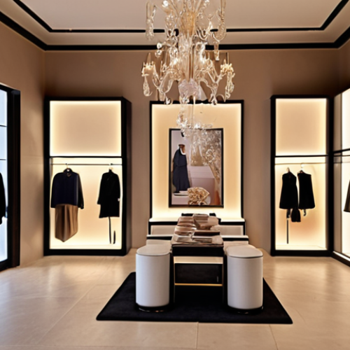 **

*   **Prompt:** A stylish Italian boutique interior, softly lit, with elegant clothing displays. A subtle, pleasant fragrance fills the air, suggested by vapor wafting from a sleek diffuser. Focus on the feeling of luxury and sensory experience, hinting at "marketing olfattivo". Capture the "Made in Italy" aesthetic.

**